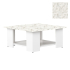 Interia Table Basse Zita Blanc - Marbre