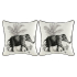 Coussin 45 x 45 cm Elephant - 2 Pièces