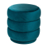 Eazy Living Velvet Poef Ø 40 cm Mathis Blauw