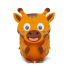 Affenzahn Sac à Dos Enfant 4L Girafe