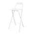 Milton & Oldbrook Barhocker Klappbar Belfast Weiß