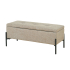 Milton & Oldbrook Banc de Rangement Sintra Beige