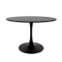 Milton & Oldbrook Table de Salle à Manger Ø 120 cm Prague Noir