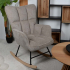 Milton & Oldbrook Schaukelstuhl Vidin Taupe