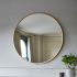 Milton & Oldbrook Miroir Mural Ø 50 cm Minsk Or