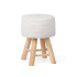 KidsDepot Sitzhocker Iggy Weiß