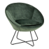 Smuk Velvet Fauteuil Lucena Groen