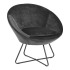 Smuk Velvet Fauteuil Lucena Grijs