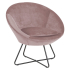 Smuk Velvet Fauteuil Lucena Dusty Rose