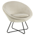 Smuk Velvet Fauteuil Lucena Zand