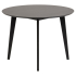 Smuk Table de Salle à Manger Ø 105 cm Anakin Noir
