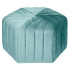 Eazy Living Samt Pouf Hex Jade