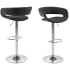 Smuk Barhocker Gale Anthrazit - 2 Stück