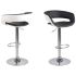 Smuk Barhocker Gale Schwarz - Weiß - 2 Stück