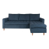 House Collection Cordstoff Ecksofa Petter Ottomane Variabel Dunkelblau