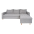 House Collection Ecksofa Petter Ottomane Variabel Hellgrau