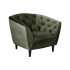 Smuk Fauteuil en Velours Salem Vert