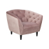 Smuk Fauteuil en Velours Salem Rose