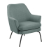 Smuk Fauteuil Fay Gris-Vert