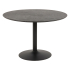 Smuk Eettafel Ø 110 cm Lathan Zwart