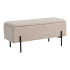 House Collection Bouclette Banc de Rangement Ylwa Beige