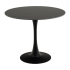 Smuk Table de Salle à Manger Ø 90 cm Jayden Céramique Noir