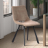 Stozy Velvet Eetkamerstoel Kassiani Beige