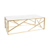 Kagu Table Basse 120 cm Seina Marbre Blanc
