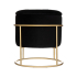 Eazy Living Pouf Ø 42 cm Damond Schwarz