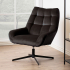 Smuk Velvet Fauteuil Miley Bruin