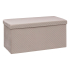 Eazy Living Poef + Opbergbox Reims Beige