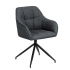 Smuk Chaise de Salle à Manger Pivotante Zola Gris Foncé