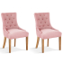 Stozy Esszimmerstuhl Dallas Rosa - 2 Stück