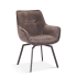 Stozy Velvet Eetkamerstoel Draaibaar Chrisley Taupe