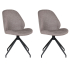 House Collection Esszimmerstuhl Drehbar Lennart Grau - 2 Stück