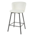 Zatalo Bouclé Barhocker Dragana Weiß