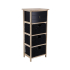 Lamento Armoire avec 3 Paniers Robbe Noir