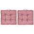 Eazy Living Vloerkussen 40 x 40 cm Tiago Roze - 2 Stuks