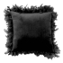 Coussin Décoratif en Velours 40 x 40 cm Qirin Noir