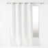 Rideau à Œillets 137 x 260 cm Russi Blanc