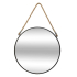 Eazy Living Wandspiegel Liana Ø 38 cm Zwart