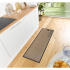 Zala Living Teppich Läufer 50 cm x 150 cm Kitchen Cutlery Braun
