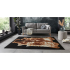 Leva Tapis 160 cm x 220 cm Vache Brun Foncé