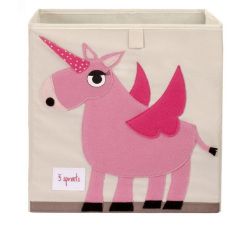 3 Sprouts Spielzeug Aufbewahrungsbox Einhorn