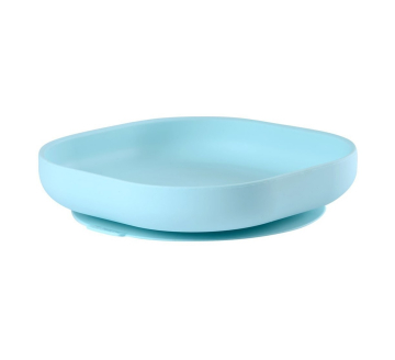 Béaba Silikonteller mit Saugnapf Blau