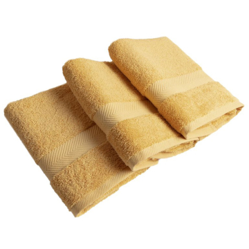 Casilin Handtuch Royal Touch 50 cm x 100 cm Set von 3 Ochre