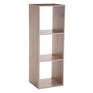 Eazy Living Bibliothèque avec 3 Compartiments Theo Bois