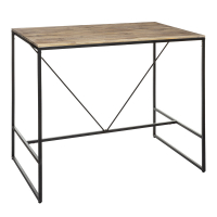 Eazy Living Bartisch 115 cm Come Schwarz