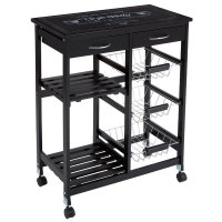 Eazy Living Chariot de Cuisine Isaac Noir