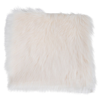 House Collection Coussin de Chaise Peau de Mouton Kaya 40 cm x 40 cm Ivoire
